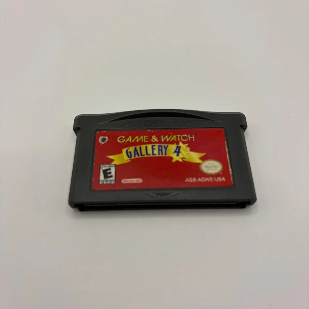 Nintendo Game Boy Advance Game & Watch Gallery 4 AGB-AQWE-USA GBA Cartridge